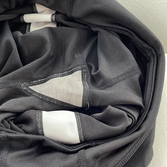 Mid-shin length Just Cleave black leggings. Size 4. - Picture 7 of 8